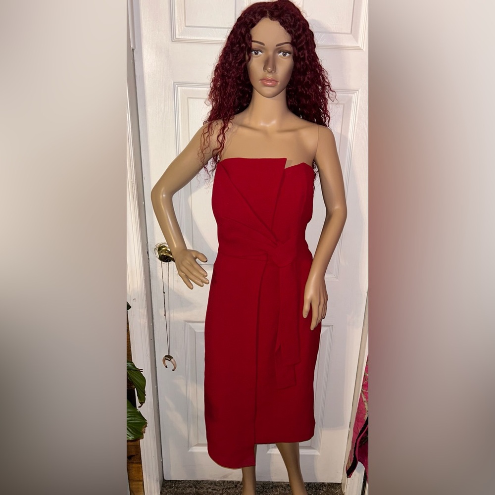 City Chic 16 Strapless Knee Length Occasion Dress